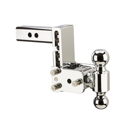 B&W Towing B&W Tow And Stow Dual Ball 2 Adj Ball Mount 5 Drop/5-1/2 Rise, Chrome TS10037C